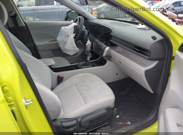 KM8HBCAB0RU074888 2024 HYUNDAI KONA Yellow წინა სალონის ხედი