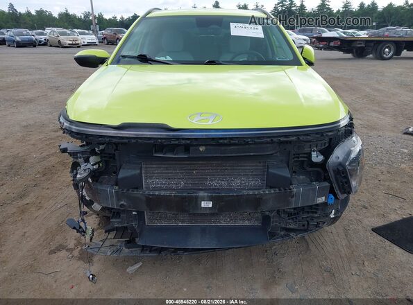 KM8HBCAB0RU074888 2024 HYUNDAI KONA Yellow უკანა სალონის ხედი