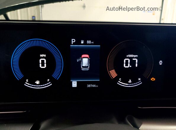 KM8HBCAB0SU305939 2025 HYUNDAI KONA Серый Вид щитка приборов