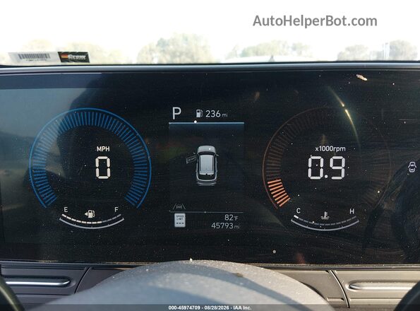 KM8HBCAB1SU258159 2025 HYUNDAI KONA Gray Вид задніх сидінь