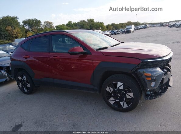 KM8HBCAB1SU297625 2025 HYUNDAI KONA Red Widok wnętrza z tyłu