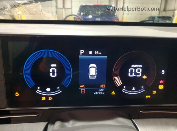 KM8HBCAB2RU040421 2024 HYUNDAI KONA Gray Vista del cuadro de instrumentos