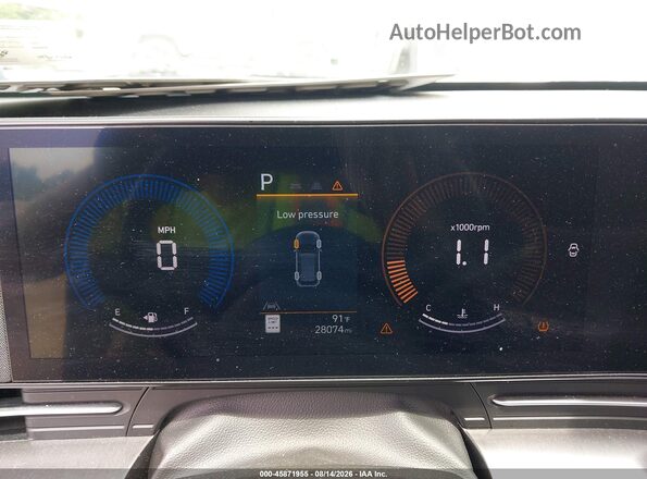 KM8HBCAB2SU321141 2025 HYUNDAI KONA Red Հետևի նստատեղերի տեսք