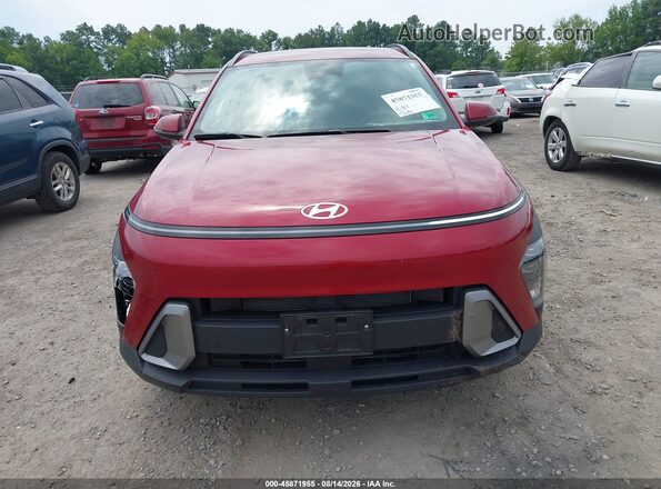 KM8HBCAB2SU321141 2025 HYUNDAI KONA Red Սարքավորումների վահանակի տեսք