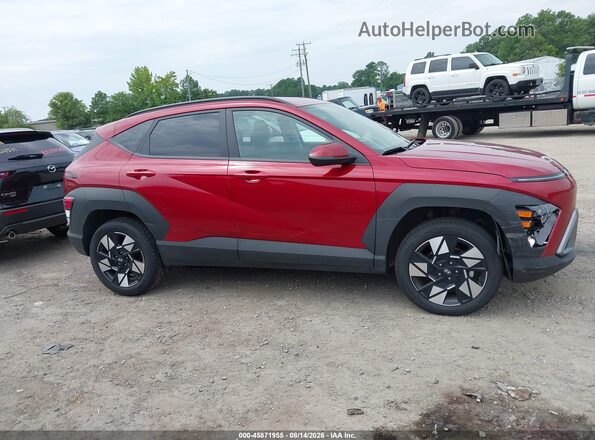 KM8HBCAB2SU321141 2025 HYUNDAI KONA Red Սալոնի հետևի տեսք