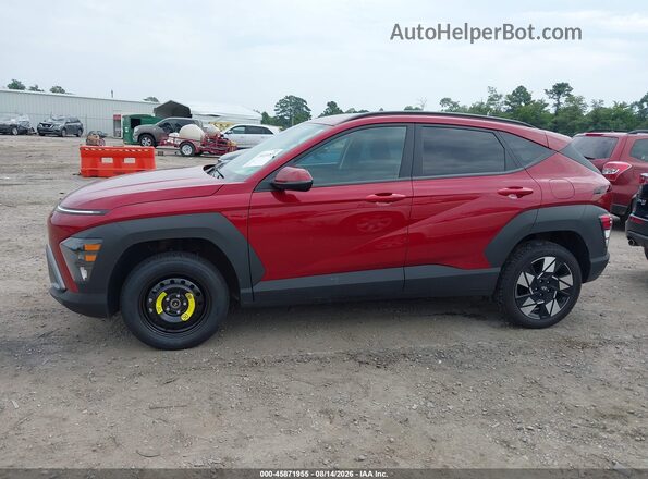 KM8HBCAB2SU321141 2025 HYUNDAI KONA Red Սալոնի 360 աստիճան տեսք