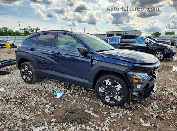 KM8HBCAB3RU179151 2024 HYUNDAI KONA Blue Delantero derecho