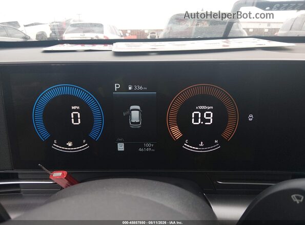 KM8HBCAB4RU180213 2024 HYUNDAI KONA Gray Widok tylnych siedzeń