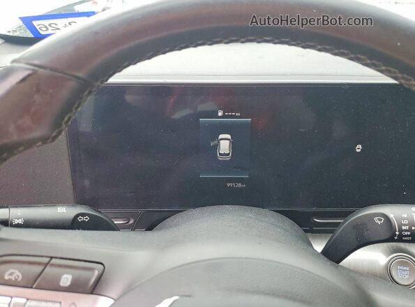 KM8HBCAB5RU062316 2024 HYUNDAI KONA White Widok zestawu wskaźników
