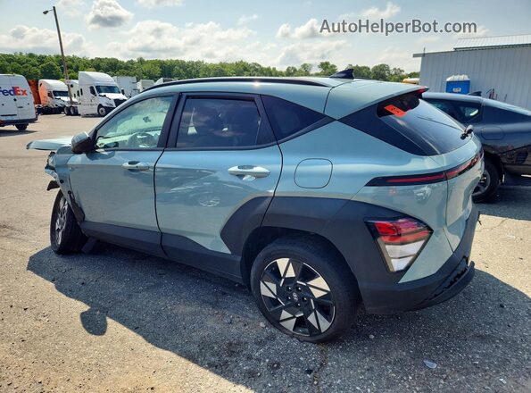 KM8HBCAB8RU132519 2024 HYUNDAI KONA Зеленый Задняя левая четверть