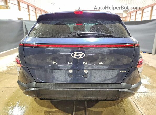 KM8HBCAB9SU280538 2025 HYUNDAI KONA Blue Rear view