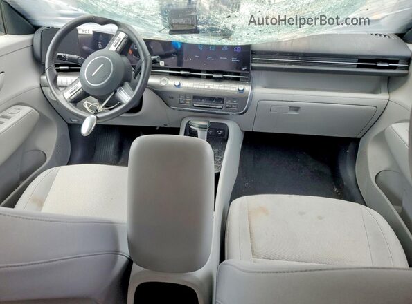 KM8HBCABXRU074106 2024 HYUNDAI KONA Gray Dashboard view