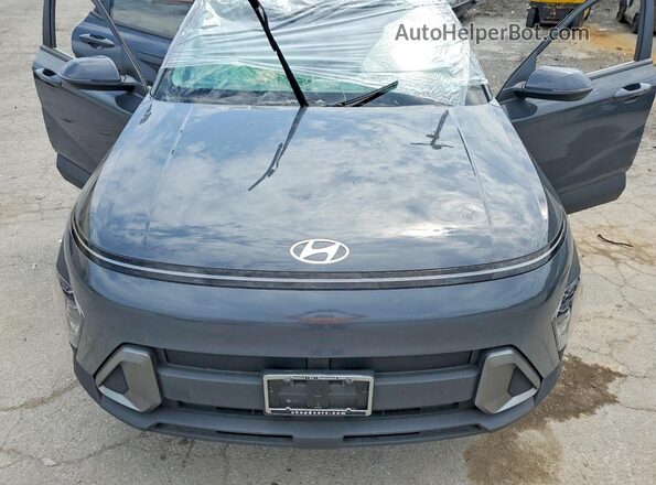KM8HBCABXRU074106 2024 HYUNDAI KONA Gray Engine compartment view