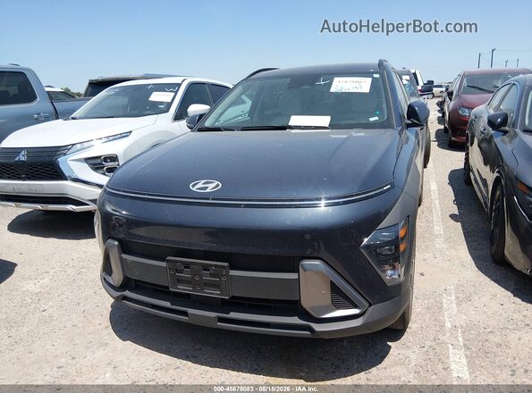 KM8HBCABXSU226052 2025 HYUNDAI KONA Blue ხელსაწყოთა პანელის ხედი