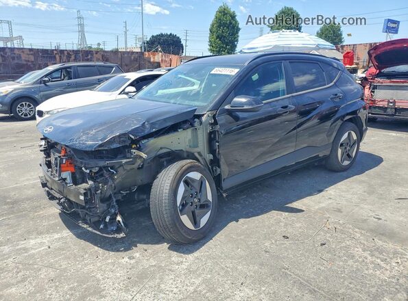 KM8HC3A64RU007730 2024 HYUNDAI KONA Black უკანა მარცხენა