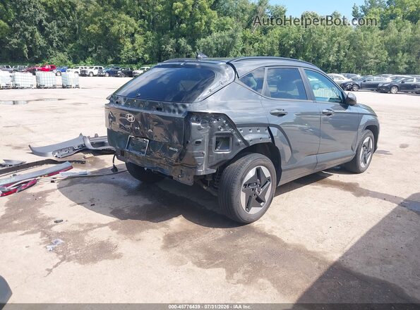 KM8HC3A6XRU004993 2024 HYUNDAI KONA ELECTRIC Gray Հետևի աջ