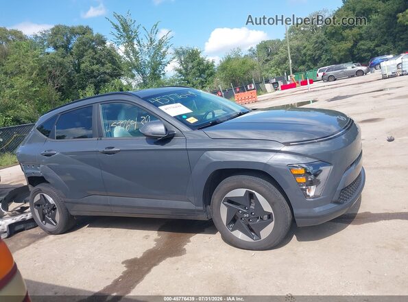 KM8HC3A6XRU004993 2024 HYUNDAI KONA ELECTRIC Gray Սալոնի 360 աստիճան տեսք