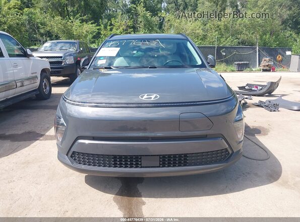 KM8HC3A6XRU004993 2024 HYUNDAI KONA ELECTRIC Gray Սալոնի հետևի տեսք