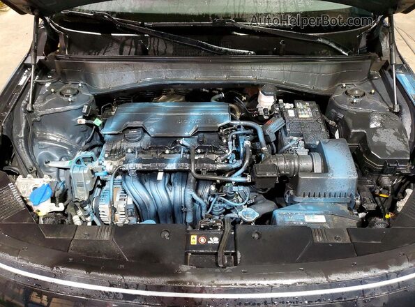 KM8HC3AB1SU186344 2025 HYUNDAI KONA Black Engine compartment view