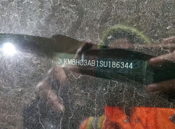 KM8HC3AB1SU186344 2025 HYUNDAI KONA Black VIN sticker view