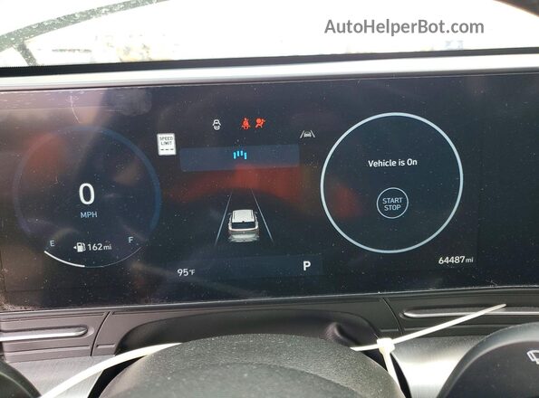 KM8HC3AB2RU055739 2024 HYUNDAI KONA Teal Սարքավորումների վահանակի տեսք