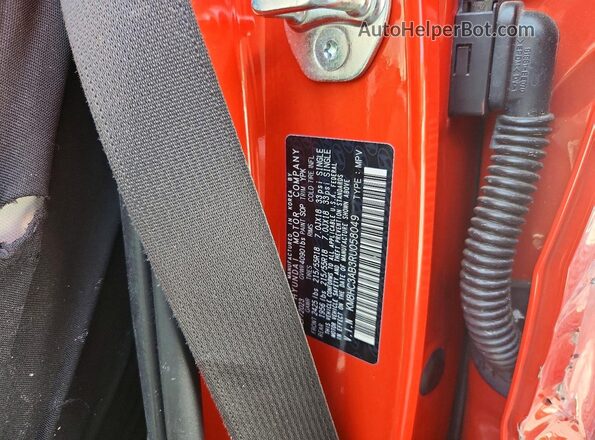 KM8HC3AB3RU058049 2024 HYUNDAI KONA Red Vista del compartimento del motor