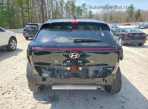 KM8HCCAB0RU073415 2024 HYUNDAI KONA Black უკანა ხედი