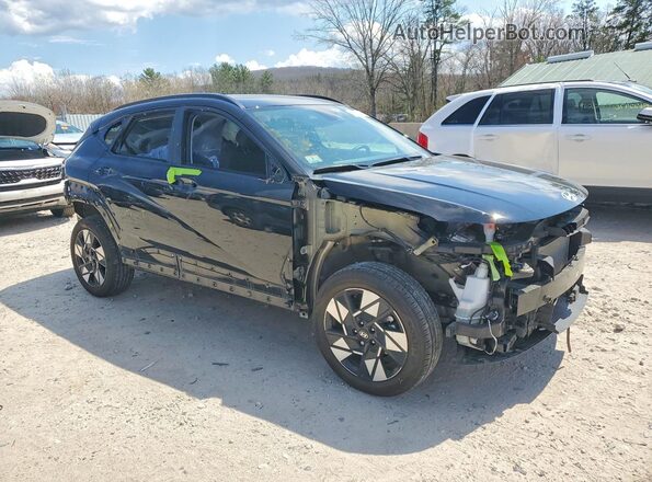 KM8HCCAB0RU073415 2024 HYUNDAI KONA Black წინა მარჯვენა