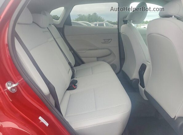 KM8HCCAB2SU297419 2025 HYUNDAI KONA Red Rear interior view