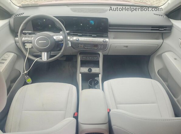 KM8HCCAB2SU297419 2025 HYUNDAI KONA Red Dashboard view