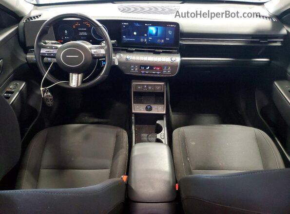 KM8HCCAB3RU044944 2024 HYUNDAI KONA Blue Dashboard view