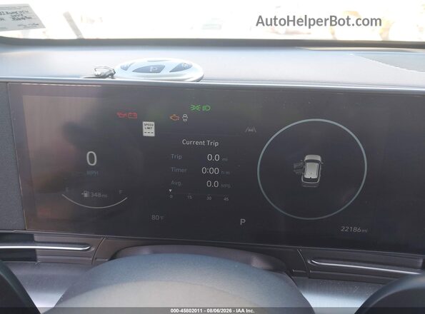 KM8HCCAB3RU054521 2024 HYUNDAI KONA White Vista de los asientos traseros