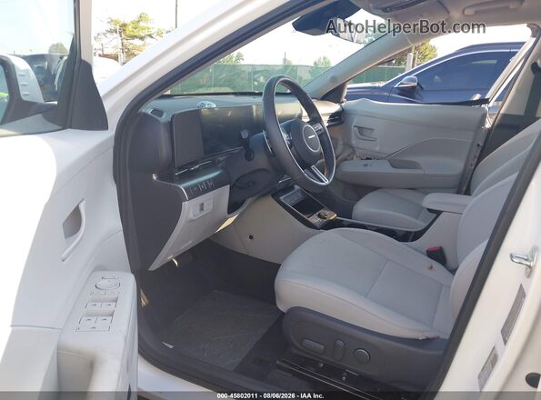 KM8HCCAB3RU054521 2024 HYUNDAI KONA White Vista interior delantera