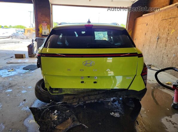 KM8HCCABXRU043743 2024 HYUNDAI KONA Green Հետևի տեսք
