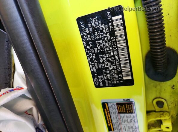 KM8HCCABXRU043743 2024 HYUNDAI KONA Green Սալոնի 360 աստիճան տեսք