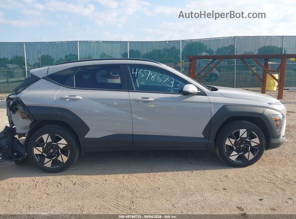 KM8HCCABXRU121163 2024 HYUNDAI KONA Gray Widok wnętrza z tyłu