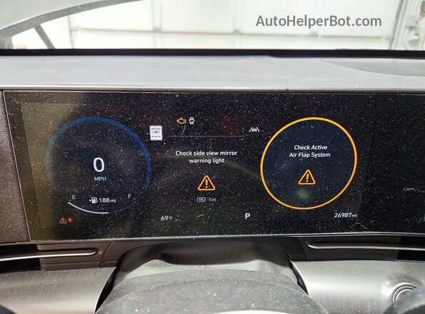 KM8HCCABXRU169276 2024 HYUNDAI KONA Gray Вид щитка приладів