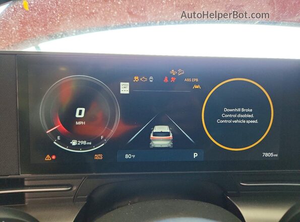 KM8HDCA39TU362905 2026 HYUNDAI KONA Orange Widok zestawu wskaźników