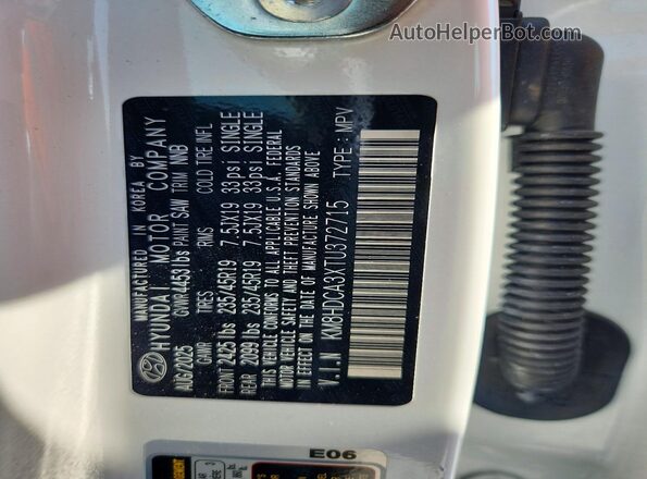 KM8HDCA3XTU372715 2026 HYUNDAI KONA Белый Вид подкапотного пространства