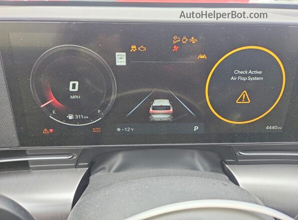 KM8HDCA3XTU372715 2026 HYUNDAI KONA Белый Вид щитка приборов
