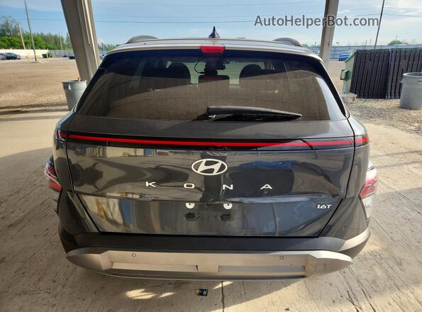 KM8HE3A34RU122604 2024 HYUNDAI KONA Gray Հետևի տեսք