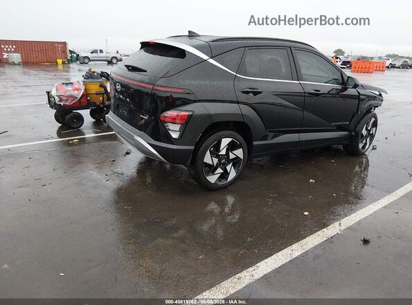 KM8HECA37SU187856 2025 HYUNDAI KONA Черный Задняя правая четверть