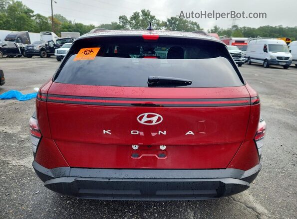 KM8HF3AB1TU457654 2026 HYUNDAI KONA Red Հետևի տեսք
