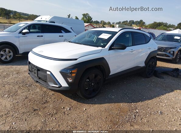 KM8HF3AB3TU467635 2026 HYUNDAI KONA Белый Передняя левая четверть