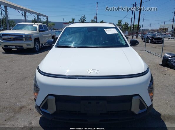 KM8HF3AB5TU353121 2026 HYUNDAI KONA White Vista del cuadro de instrumentos