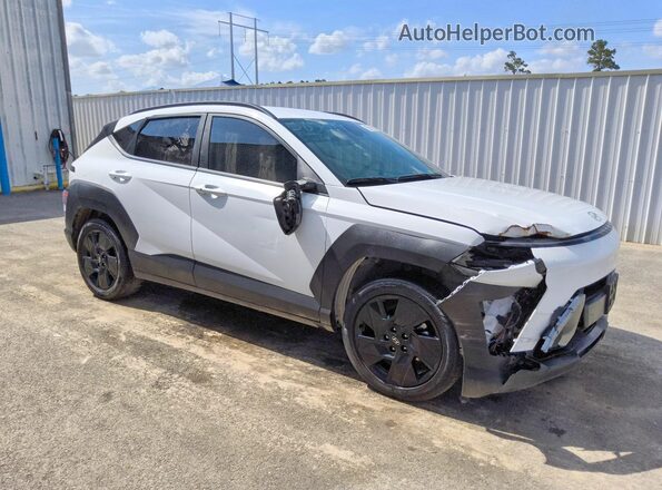 KM8HF3AB7TU385844 2026 HYUNDAI KONA Белый Передняя правая четверть
