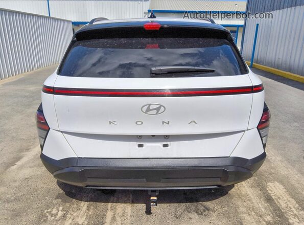 KM8HF3AB7TU385844 2026 HYUNDAI KONA Белый Вид сзади