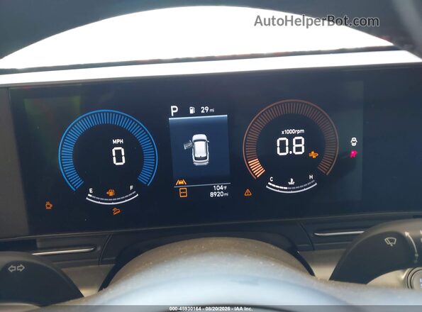 KM8HF3AB7TU401315 2026 HYUNDAI KONA Белый Вид задних сидений