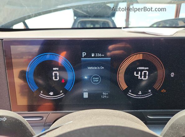 KM8HF3AB9TU499294 2026 HYUNDAI KONA Gray Սարքավորումների վահանակի տեսք
