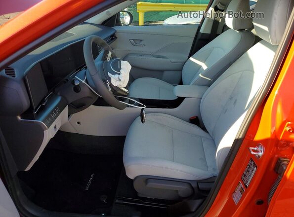 KM8HFCAB8TU370415 2026 HYUNDAI KONA Orange წინა სალონის ხედი